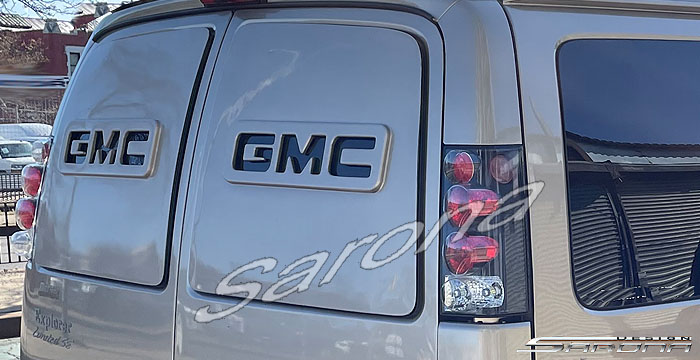 Custom GMC Savana Van  All Styles Rear Louver (1996 - 2024) - $299.00 (Part #GM-004-RL)